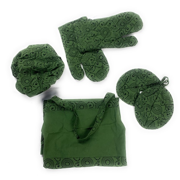 Cotton Apron set - Picture 4 of 6